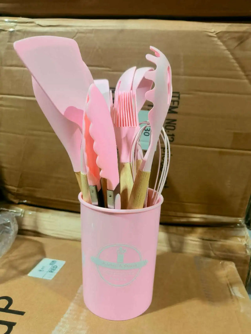 JOGO DE COZINHA KIT C/12 PEÇAS DE SILICONE