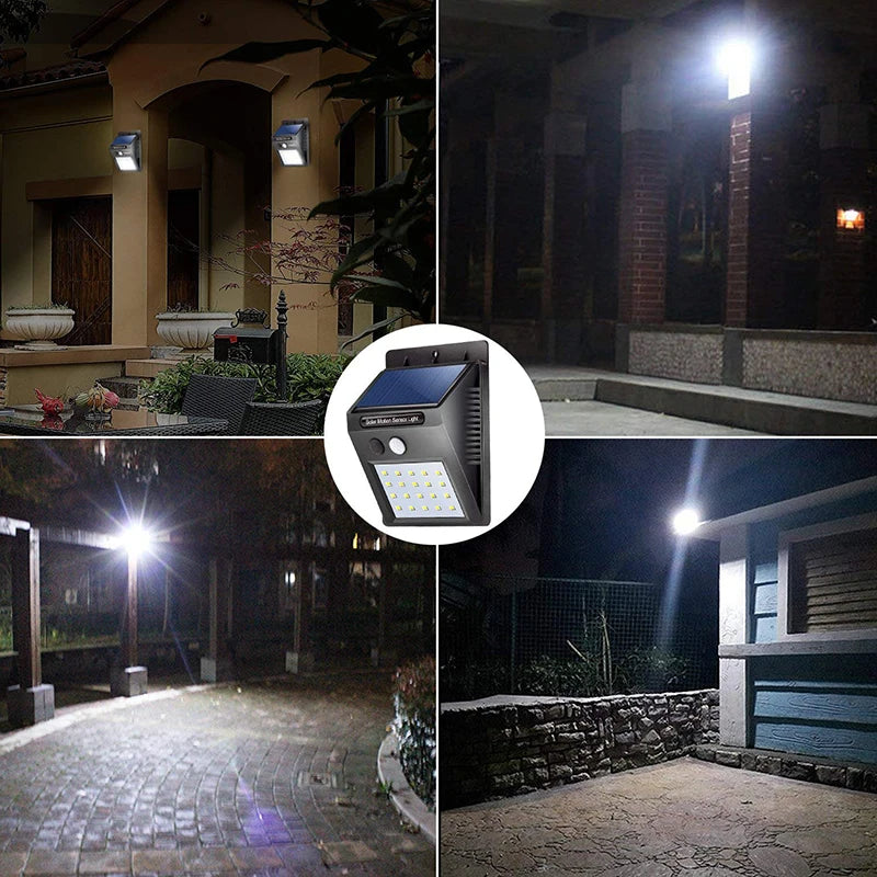 LUMINÁRIA SOLAR COM SENSOR DE PRESENÇA AUTOMÁTICO