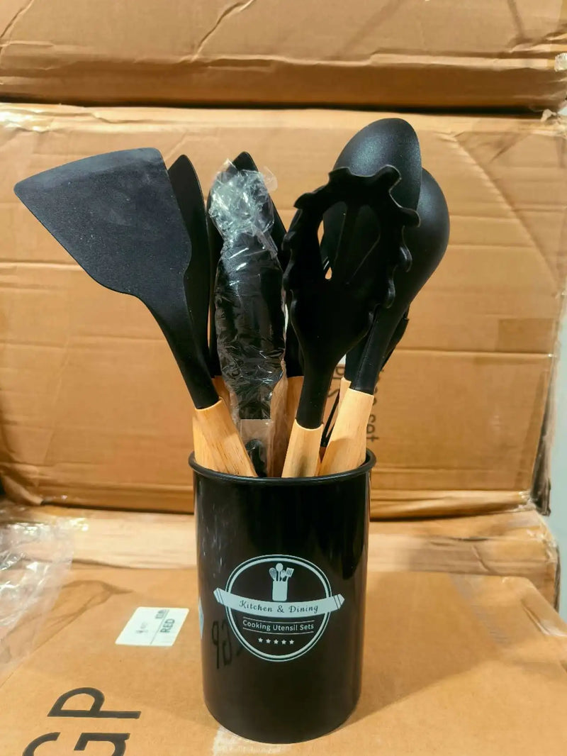 JOGO DE COZINHA KIT C/12 PEÇAS DE SILICONE