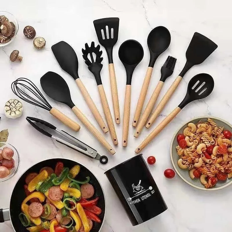 JOGO DE COZINHA KIT C/12 PEÇAS DE SILICONE