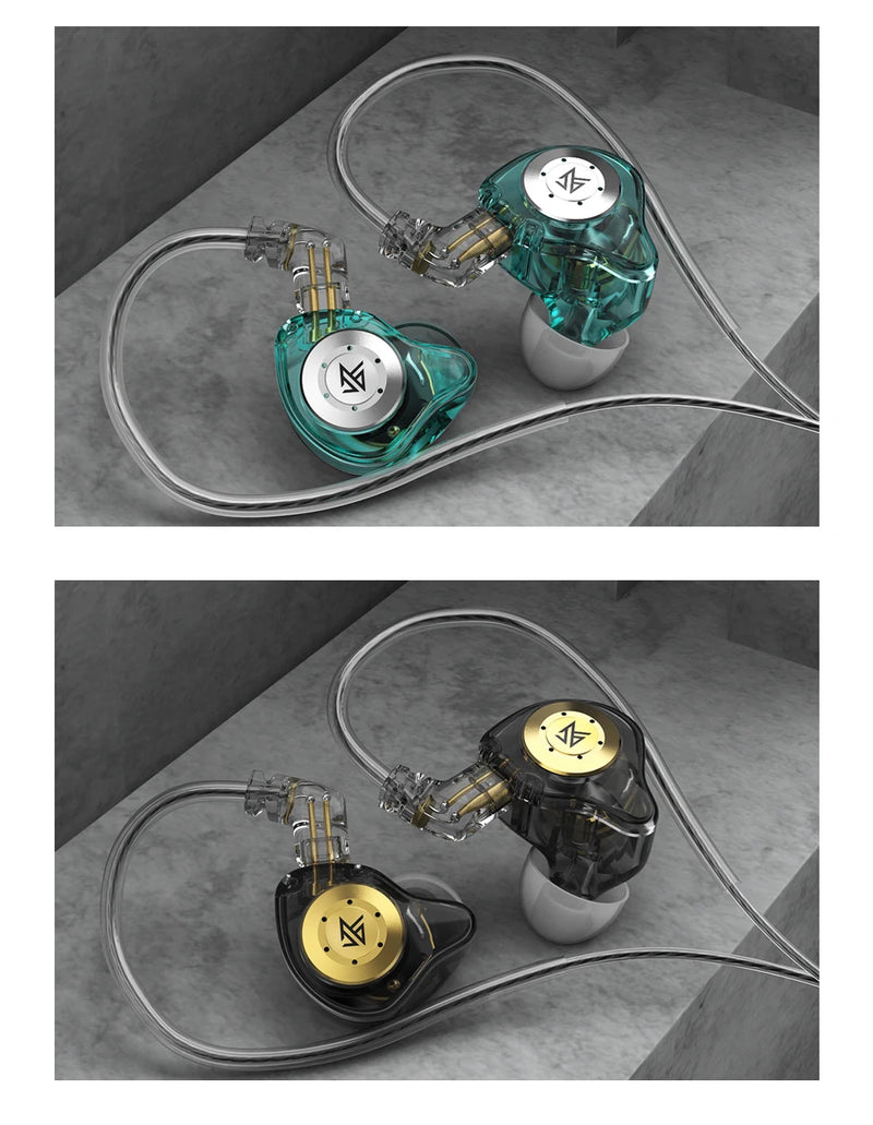 SPORT HEADSET KZ-EDX PRO CIRCUITO MAGNÉTICO DUPLO