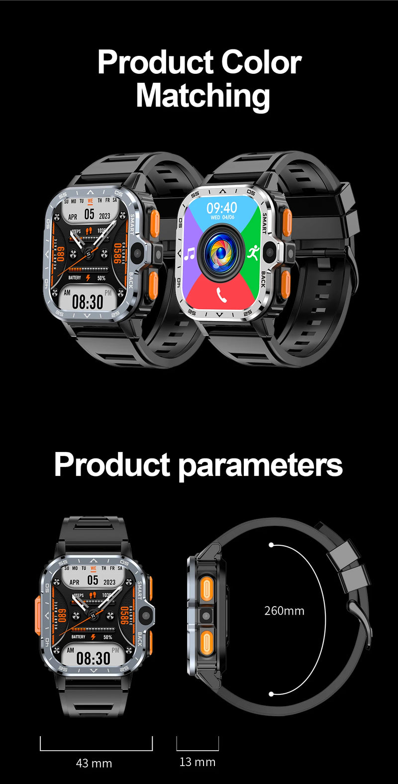 SMARTWATCH MASCULINO ACESSO À INTERNET