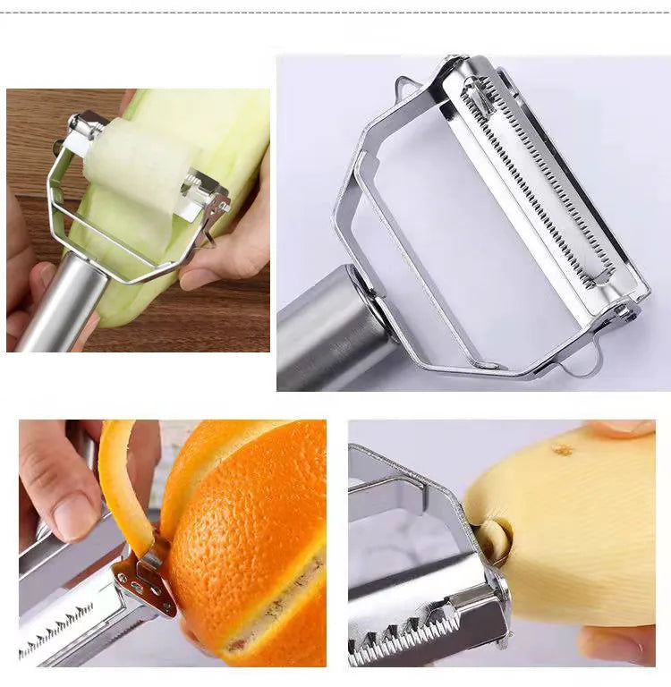 DESCASCADOR DE VEGETAIS DE COZINHA, AÇO INOXIDÁVEL