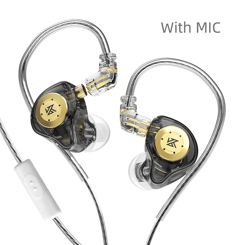 SPORT HEADSET KZ-EDX PRO CIRCUITO MAGNÉTICO DUPLO