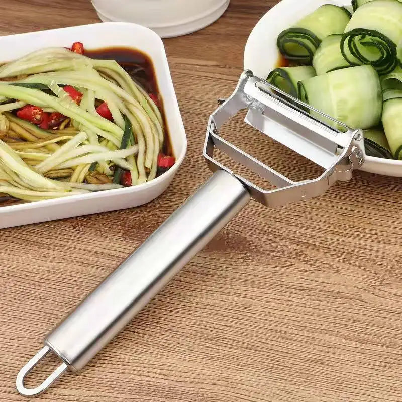 DESCASCADOR DE VEGETAIS DE COZINHA, AÇO INOXIDÁVEL