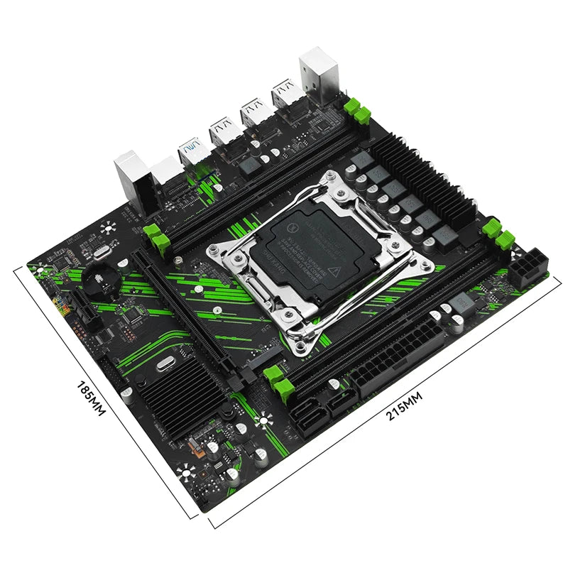 MECINISTA X99 PR9 KIT PLACA-MÃE LGA 2011-3 CONJUNTO COM PROCESSADOR CPU INTEL XEON E5 2650 V3 E MEMÓRIA RAM DDR4 16GB (2*8GB)