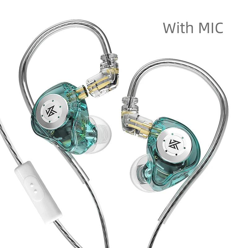 SPORT HEADSET KZ-EDX PRO CIRCUITO MAGNÉTICO DUPLO