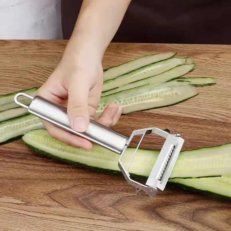 DESCASCADOR DE VEGETAIS DE COZINHA, AÇO INOXIDÁVEL