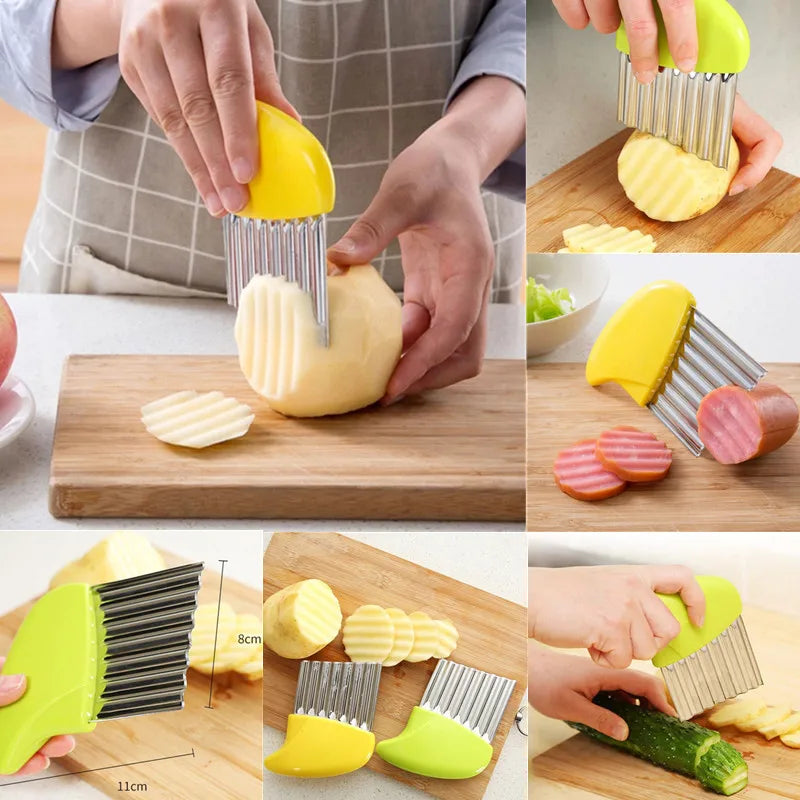 CORTADOR DE BATATAS EM AÇO INOXIDÁVEL