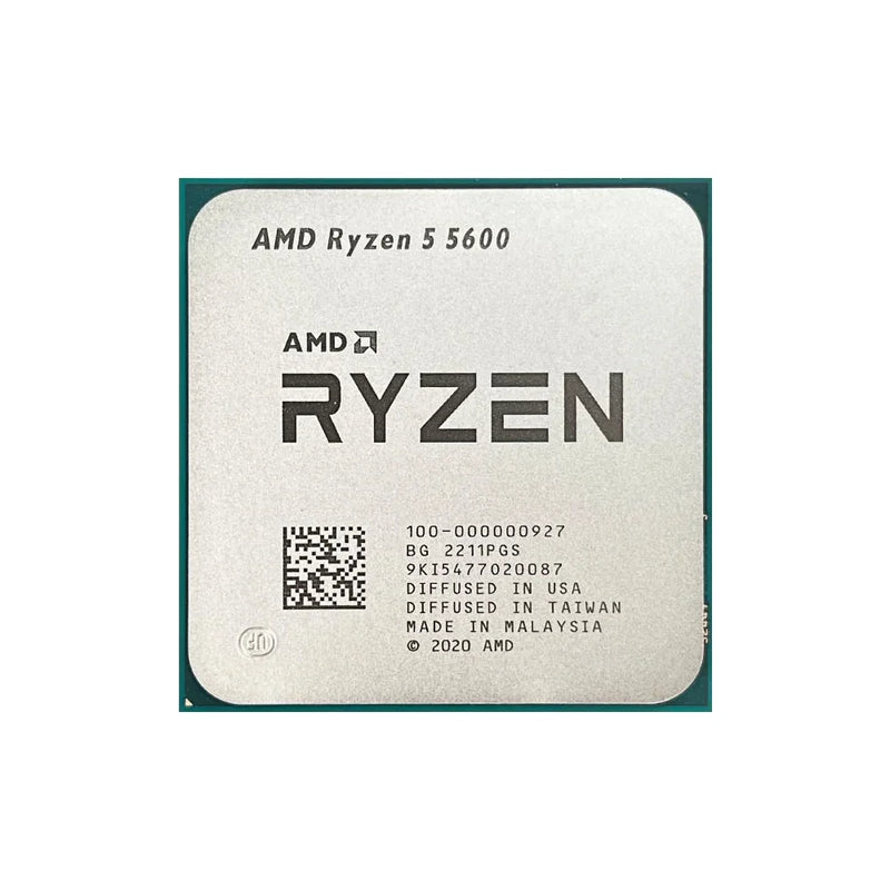 NEW AMD RYZEN 5 5600 R5 5600 3.5 GHZ 6-CORE 12-THREAD CPU PROCESSOR 7NM L3=32M 100-000000927 SOCKET AM4 NO FAN