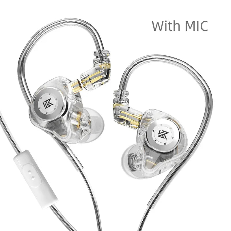 SPORT HEADSET KZ-EDX PRO CIRCUITO MAGNÉTICO DUPLO