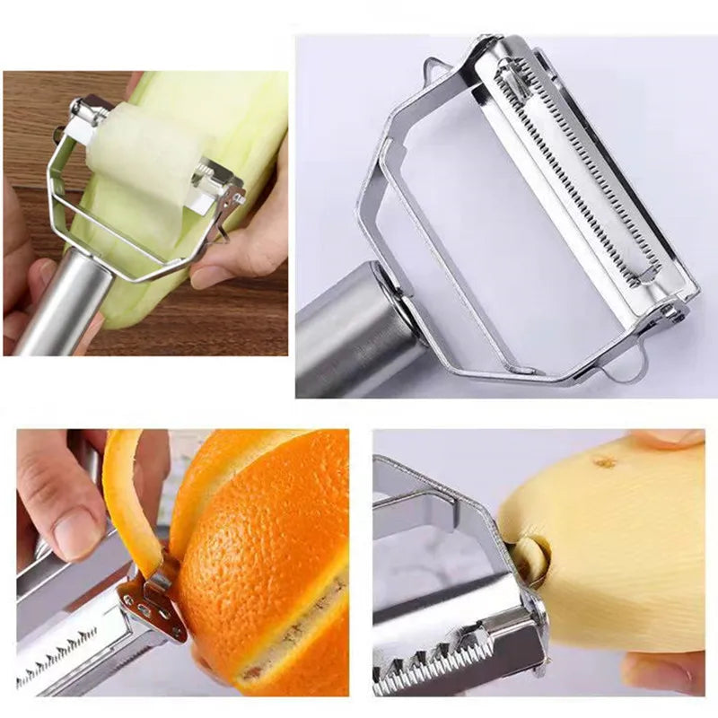 DESCASCADOR DE VEGETAIS DE COZINHA, AÇO INOXIDÁVEL