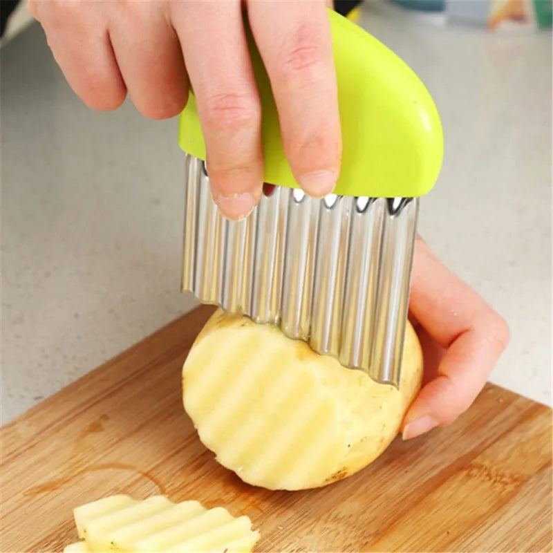 CORTADOR DE BATATAS EM AÇO INOXIDÁVEL