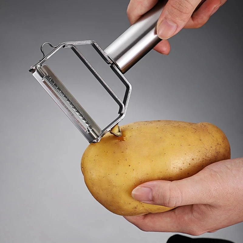 DESCASCADOR DE VEGETAIS DE COZINHA, AÇO INOXIDÁVEL