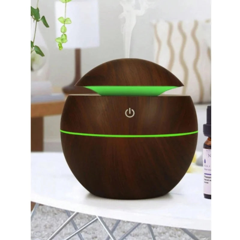 HUMIDIFICADOR DE AR DE MADEIRA PURIFICADOR USB