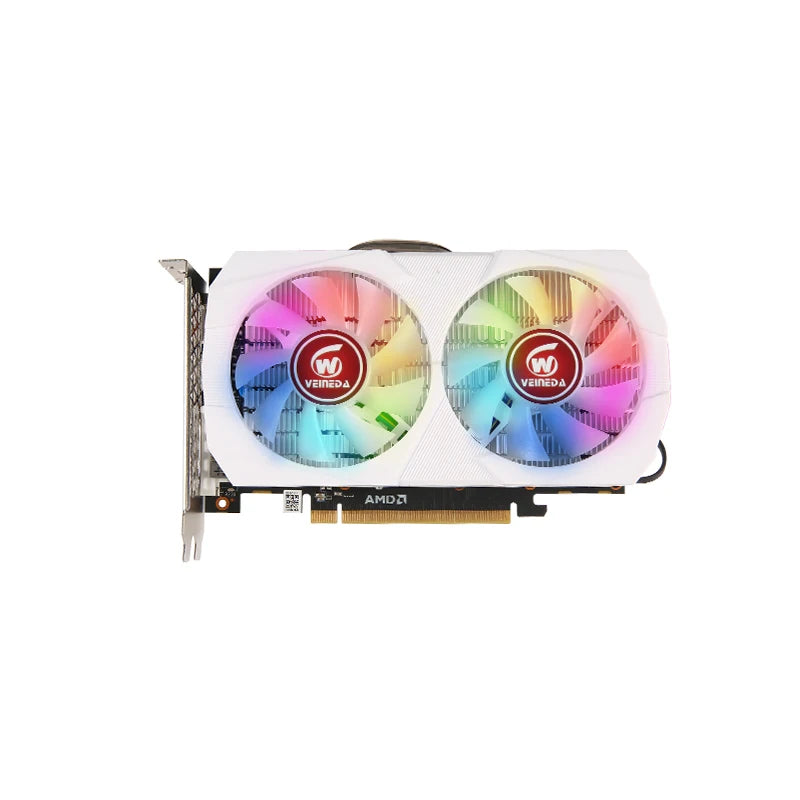 VEINEDA RX 580 8GB 2048SP PLACA GRÁFICA PARA JOGOS GDDR5 256BIT PCI EXPRESS 3.0 × 16 8PIN RADEON GPU RX580SERIES PLACA DE PLACA DE VÍDEO